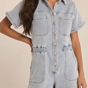 ZSUPPLY Women's Denim Jumpsuit